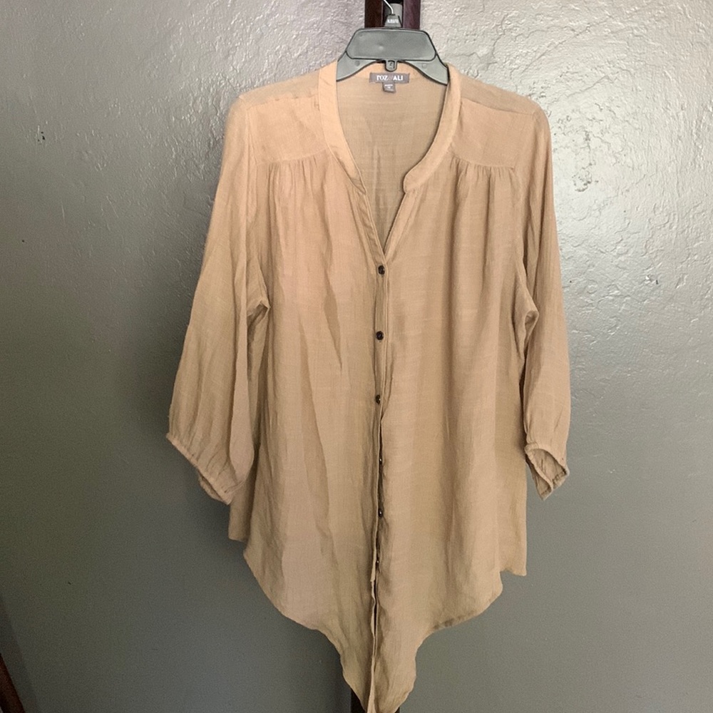 Women Beige Rose&Ali Citrus blouse